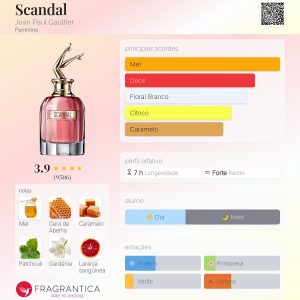 SCANDAL JEAN PAUL GAULTIER - FEMININO  - 80 ML