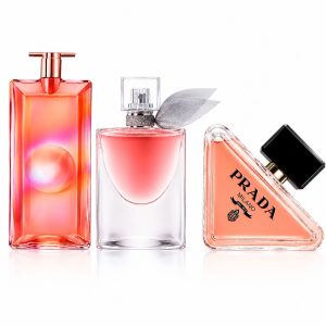 COMBO DE DECANTS: PRADA PARADOXE + IDÔLE NÉCTAR LÂNCOME + LA VIE EST BELLE LÂNCOME