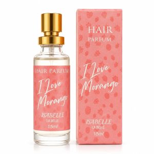 PERFUME DE CABELO LINHA ISABELLE LA BELLE – HAIR PARFUM I LOVE MORANGO | 15ML