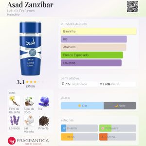 ASAD ZANZIBAR EDP | LATTAFA 100ML